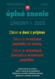 Aktualizácia I/3 2023 - daňové a účtovné zákony