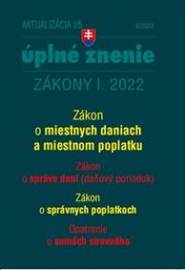 Aktualizácia I/5 2022 - daňové a účtovné zákony