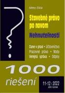 1000 riešení 11-12/2022 - Stavebné právo po novom - cena, porovnanie