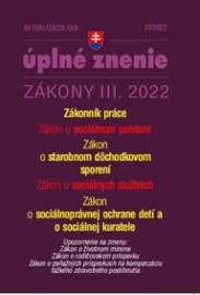 Aktualizácia III/8 2022 - Zákonník práce