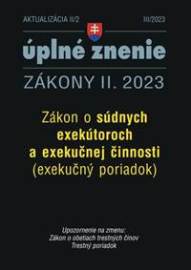 Aktualizácia II/2 2023  - Exekučný poriadok