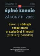 Aktualizácia II/2 2023  - Exekučný poriadok - cena, porovnanie