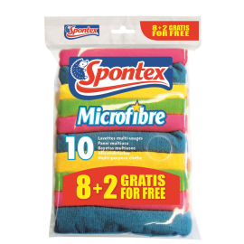 Spontex Utierky Microfibre 30x30cm 10ks