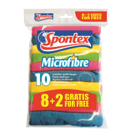 Spontex Utierky Microfibre 30x30cm 10ks - cena, porovnanie