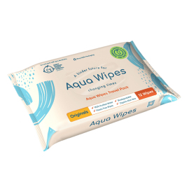 Aqua Wipes BIO Aloe Vera 100% rozložiteľné obrúsky 12ks