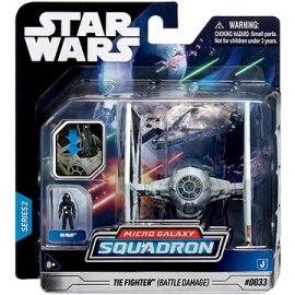 Jazwares Star Wars - Small Vehicle - TIE Fighter - Battle Damaged