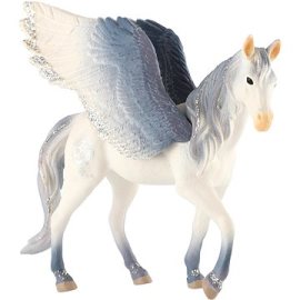 Zooted Kôň s krídlami - bielo/sivý