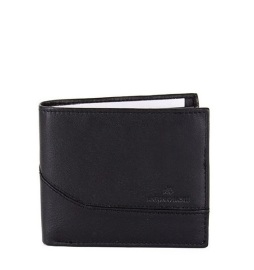 Antonio Basile Čierna kožená peňaženka