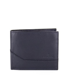 Antonio Basile Tmavo modrá kožená peňaženka