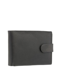 Mercucio Matná čierna kožená peňaženka