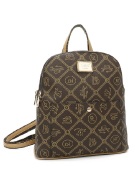L & H firenze Hnedý vzorovaný ruksak - cena, porovnanie