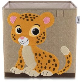 Lifeney Box úložný LEOPARD 33x33x33cm