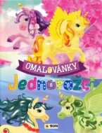 Omalovánky - Jednorožci - velká kniha - cena, porovnanie