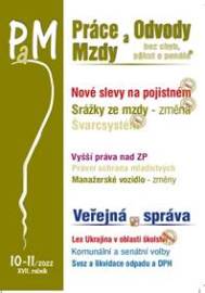 Práce a mzdy 10-11/2022 - Nové slevy na pojistném