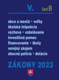 Zákony 2023 V. časť B