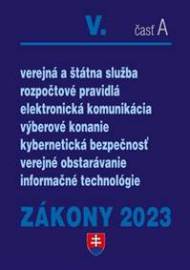 Zákony V-A/2023 - verejná správa