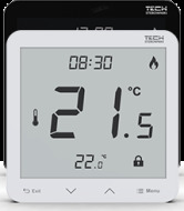 Tech Controllers Drátový pokojový termostat EU-R-12s - cena, porovnanie