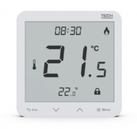 Tech Controllers Bezdrátový pokojový termostat EU-R-9s PLUS