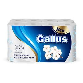 Gallus Toaletný papier Natural Soft & White 16ks