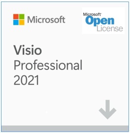 Microsoft Visio 2021 Professional OLP Volume licencie