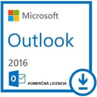 Microsoft Outlook 2016 - Komerčné - cena, porovnanie