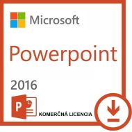 Microsoft Powerpoint 2016 - Komerčné - Volume Licencie - cena, porovnanie