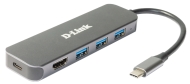 D-Link 5-in-1 USB-C Hub DUB-2333 - cena, porovnanie
