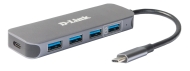 D-Link USB-C to 4-Port DUB-2340 - cena, porovnanie