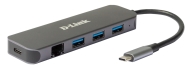 D-Link 5-in-1 USB-C Hub DUB-2334 - cena, porovnanie