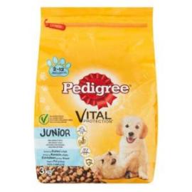 Pedigree Dry Junior kuracie s ryžou 3kg