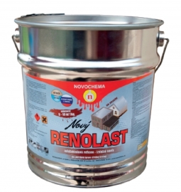 Novochema RENOLAST - Asfaltohliníková farba na strechu 9110 - strieborná 3kg