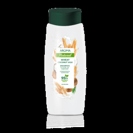 Aroma Šampón na lámavé vlasy a rozštiepené končeky Pšeničný proteín & kokosové mlieko 400ml