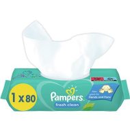 Pampers Vlhčené obrúsky XXL Fresh Clean 80ks - cena, porovnanie