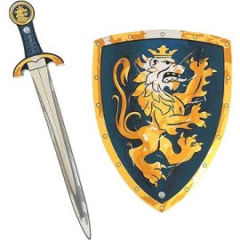 Liontouch Rytiersky set, modrý - Meč a štít