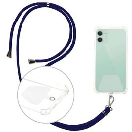 MyPhone Univerzálny popruh na krk na telefóny so zadným krytom modrý