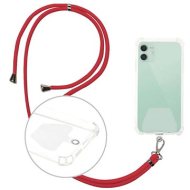 MyPhone Univerzálny popruh na krk na telefóny so zadným krytom červený - cena, porovnanie