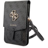 Guess Guess PU 4G Metal Logo Phone Bag Grey - cena, porovnanie