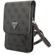 Guess Guess PU 4G Triangle Logo Phone Bag Black - cena, porovnanie