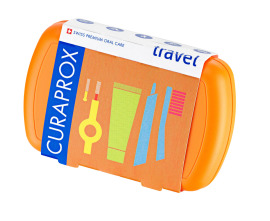 Curaden Curaprox Travel set oranžový