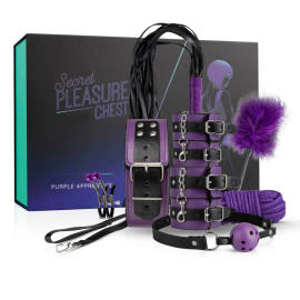 Secret Pleasure Chest Pokročilá sada BDSM 14ks