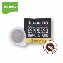 Toraldo Caffe E.S.E pody Miscela Decaffeinato 100ks