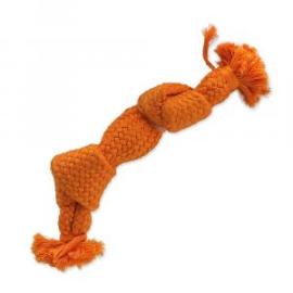 Dog Fantasy Uzol oranžový pískací 2 knôty 22cm