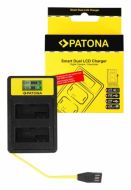 Patona Dual Canon LP-E8 s LCD - cena, porovnanie