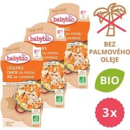 Babybio Zelenina s morčacím mäsom a ryžou 3x(2x200g) - cena, porovnanie