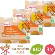 Babybio Mrkva s maslovou tekvícou, kuraťom a ryžou 3x(2x200g) - cena, porovnanie
