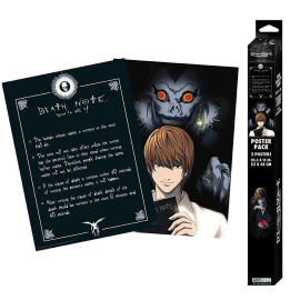 ABYstyle  Plagát Death Note - Light & Death Note (sada 2 ks)