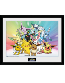 ABYstyle  Zarámovaný plagát Pokémon - Eevee