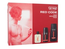 STR8 Darčeková sada RED CODE voda po holení 50ml + deo sprej 150ml + sprchovací gél 250ml