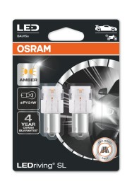 Osram LEDriving SL PY21W BAU15s 12V 1,3W Yellow