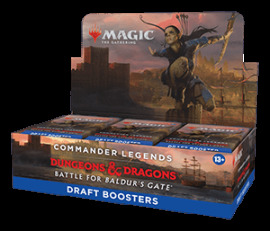 Wizards Of The Coast Commander Legends: Battle for Baldur's Gate Draft Booster Box - Magic: The Gathering